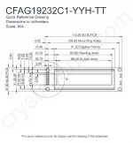 CFAG19232C1YYHTT Mechanical Drawing CFAG19232C1YYHTT Mechanical Drawing