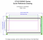 CFAG19264DTFHVN Mechanical Drawing CFAG19264DTFHVN Mechanical Drawing