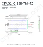 CFAG240128BTMITZ Mechanical Drawing CFAG240128BTMITZ Mechanical Drawing