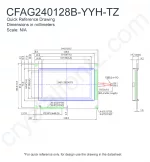 CFAG240128BYYHTZ Mechanical Drawing CFAG240128BYYHTZ Mechanical Drawing