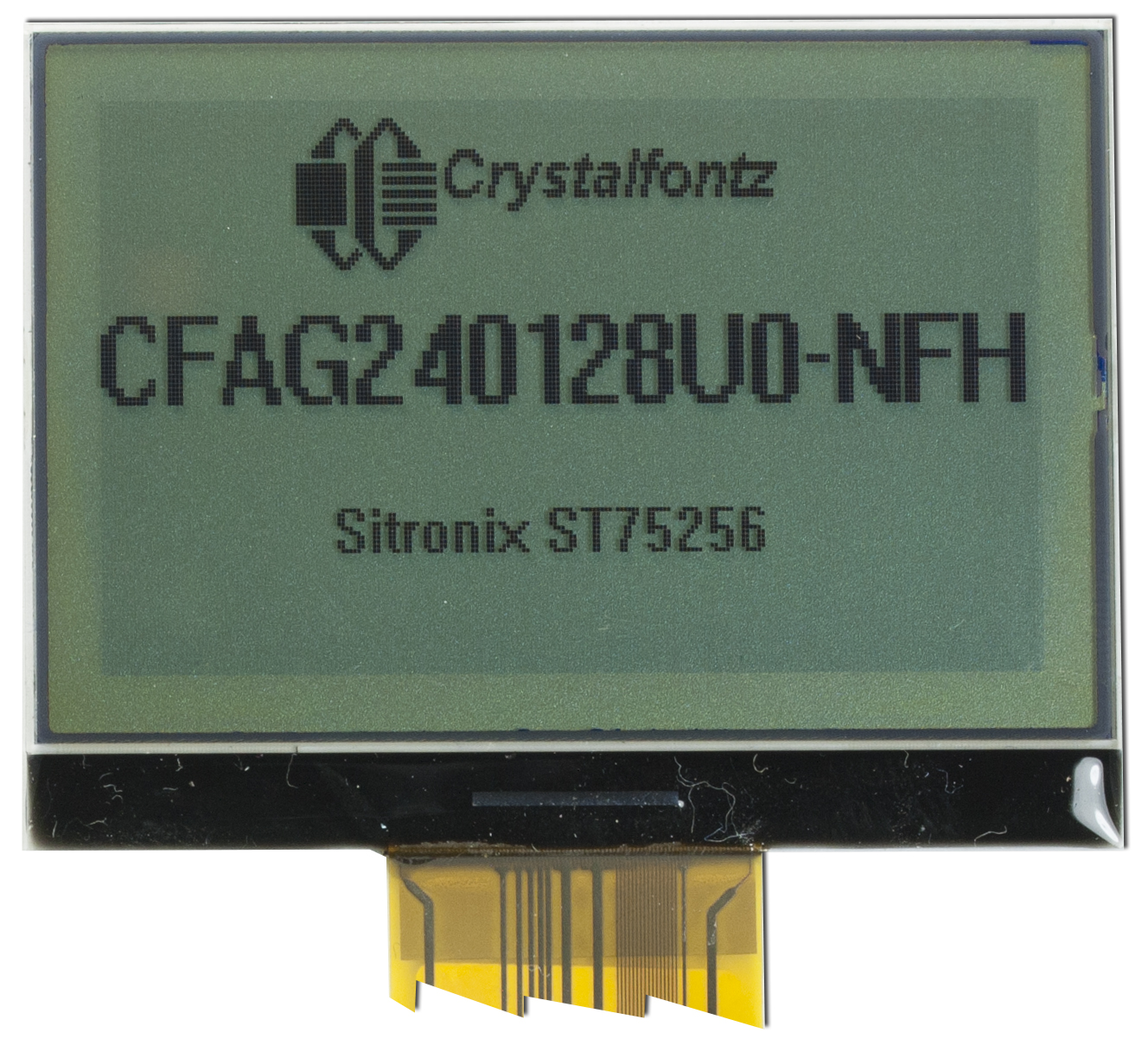 Low Power 240x128 Graphic LCD Display from Crystalfontz
