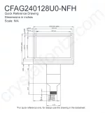 CFAG240128U0NFH Mechanical Drawing CFAG240128U0NFH Mechanical Drawing