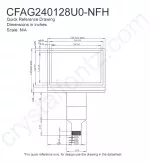 CFAG240128U0NFH Mechanical Drawing CFAG240128U0NFH Mechanical Drawing
