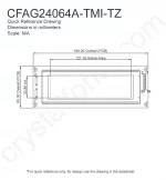 CFAG24064ATMITZ Mechanical Drawing CFAG24064ATMITZ Mechanical Drawing