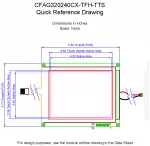 CFAG320240CXTFHTTS Mechanical Drawing CFAG320240CXTFHTTS Mechanical Drawing