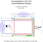CFAG320240CXTFHTTS Mechanical Drawing CFAG320240CXTFHTTS Mechanical Drawing