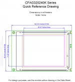 CFAG320240KTMITZ Mechanical Drawing CFAG320240KTMITZ Mechanical Drawing