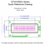 CFAH1602AYYHJTE Mechanical Drawing CFAH1602AYYHJTE Mechanical Drawing