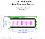 CFAH1602BTMIJT Mechanical Drawing CFAH1602BTMIJT Mechanical Drawing