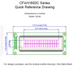 CFAH1602CYYHJT Mechanical Drawing CFAH1602CYYHJT Mechanical Drawing