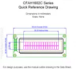 CFAH1602CYYHJT Mechanical Drawing CFAH1602CYYHJT Mechanical Drawing