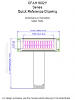 CFAH1602YNYGET Mechanical Drawing CFAH1602YNYGET Mechanical Drawing
