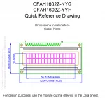 CFAH1602ZYYHET Mechanical Drawing CFAH1602ZYYHET Mechanical Drawing