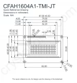 CFAH1604A1TMIJT Mechanical Drawing CFAH1604A1TMIJT Mechanical Drawing