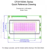 CFAH1604AYYHJT Mechanical Drawing CFAH1604AYYHJT Mechanical Drawing
