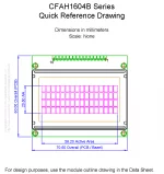 CFAH1604BNGHET Mechanical Drawing CFAH1604BNGHET Mechanical Drawing