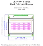 CFAH1604BTMIET Mechanical Drawing CFAH1604BTMIET Mechanical Drawing