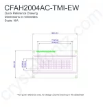 CFAH2004ACTMIEW Mechanical Drawing CFAH2004ACTMIEW Mechanical Drawing