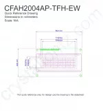 CFAH2004APTFHEW Mechanical Drawing CFAH2004APTFHEW Mechanical Drawing