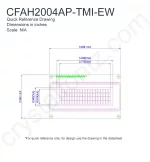 CFAH2004APTMIEW Mechanical Drawing CFAH2004APTMIEW Mechanical Drawing