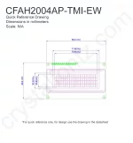 CFAH2004APTMIEW Mechanical Drawing CFAH2004APTMIEW Mechanical Drawing
