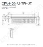 CFAH4004A1TFHJT Mechanical Drawing CFAH4004A1TFHJT Mechanical Drawing
