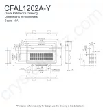 CFAL1202AY Mechanical Drawing CFAL1202AY Mechanical Drawing