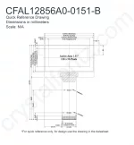 CFAL12856A00151B Mechanical Drawing CFAL12856A00151B Mechanical Drawing
