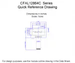 CFAL12864CBB1 Mechanical Drawing CFAL12864CBB1 Mechanical Drawing