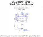 CFAL12864CBB1 Mechanical Drawing CFAL12864CBB1 Mechanical Drawing