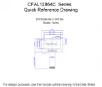 CFAL12864CYB1 Mechanical Drawing CFAL12864CYB1 Mechanical Drawing