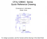 CFAL12864CYB1 Mechanical Drawing CFAL12864CYB1 Mechanical Drawing