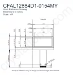 CFAL12864D10154MY Mechanical Drawing CFAL12864D10154MY Mechanical Drawing