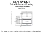 CFAL12864JY Mechanical Drawing CFAL12864JY Mechanical Drawing