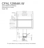 CFAL12864KW Mechanical Drawing CFAL12864KW Mechanical Drawing
