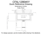 CFAL12864KY Mechanical Drawing CFAL12864KY Mechanical Drawing