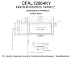 CFAL12864KY Mechanical Drawing CFAL12864KY Mechanical Drawing