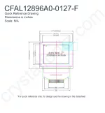 CFAL12896A00127F Mechanical Drawing CFAL12896A00127F Mechanical Drawing