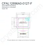 CFAL12896A00127F Mechanical Drawing CFAL12896A00127F Mechanical Drawing