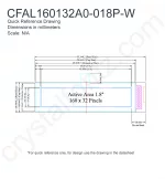 CFAL16032A0018PW Mechanical Drawing CFAL16032A0018PW Mechanical Drawing