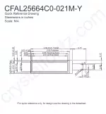 CFAL25664C0021MY Mechanical Drawing CFAL25664C0021MY Mechanical Drawing