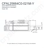 CFAL25664C0021MY Mechanical Drawing CFAL25664C0021MY Mechanical Drawing