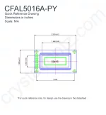 CFAL5016APY Mechanical Drawing CFAL5016APY Mechanical Drawing