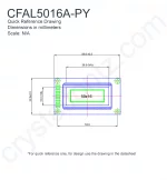 CFAL5016APY Mechanical Drawing CFAL5016APY Mechanical Drawing