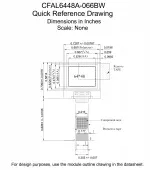 CFAL6448A066BW Mechanical Drawing CFAL6448A066BW Mechanical Drawing