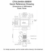 CFAL6448A066BW Mechanical Drawing CFAL6448A066BW Mechanical Drawing