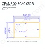 CFAM800480A0050R Mechanical Drawing CFAM800480A0050R Mechanical Drawing