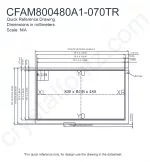 CFAM800480A1070TR Mechanical Drawing CFAM800480A1070TR Mechanical Drawing