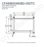 CFAM800480B0050TC Mechanical Drawing CFAM800480B0050TC Mechanical Drawing
