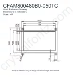 CFAM800480B0050TC Mechanical Drawing CFAM800480B0050TC Mechanical Drawing